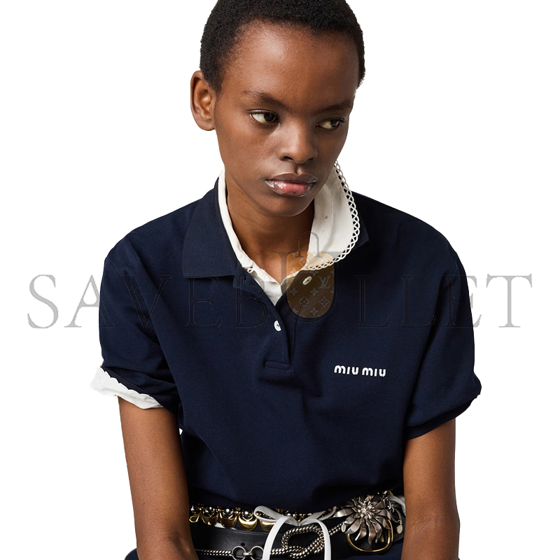 M1v M1v COTTON PIQUÉ POLO SHIRT MJN535
